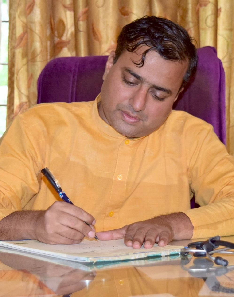 Portrait of Yogi Dr. Amrit Raj