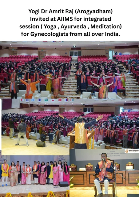Yogi Dr. Amrit Raj — honour and recognition